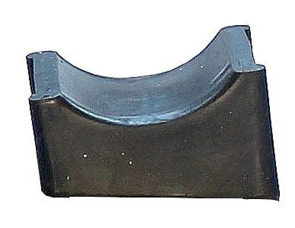 Gummibock (28x42x8mm) für Zündschloss / Lenkungsführungsrohr,  2CV ab 09/1974  / AK
